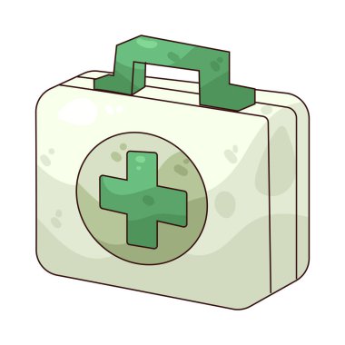 İlk yardım çantasında acil durumlarda küçük yaraların tedavisi için gerekli tıbbi malzemeler bulunur..