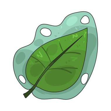 Yaprak, doğal ilhamı ve organik yaratıcılığı sembolize eder..