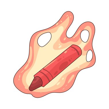 Pastel boya, oyuncu ve anlamlı yaratıcılığı temsil eder..