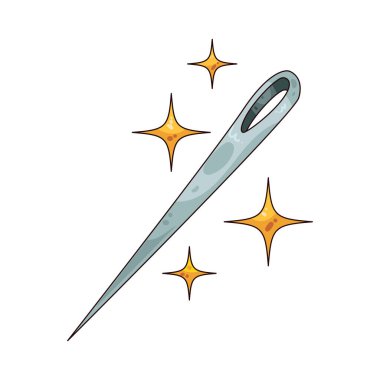 Dikiş iğnesi, tekstil ve zanaat yoluyla yaratıcılığı temsil eder..