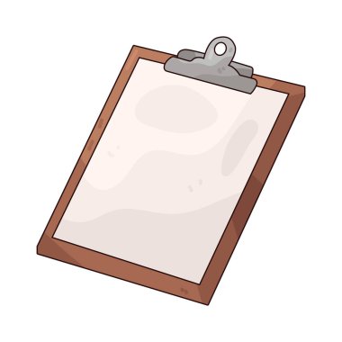 A clipboard holds papers securely for writing while standing.