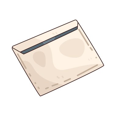 An envelope is used to send or store documents.