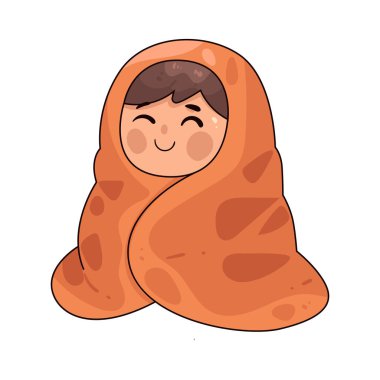 Rahat bir battaniye rahatlığı, sıcaklığı ve rahatlamış mutluluğu temsil eder..