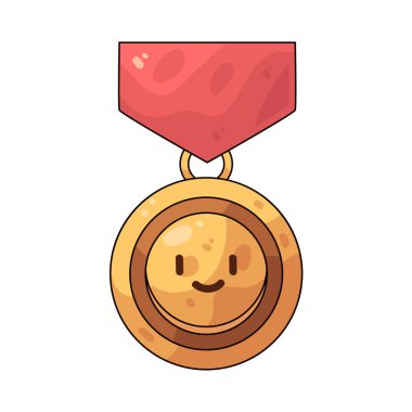 Gülümseme madalyası tanınmayı, başarıyı ve mutluluğu simgeler..