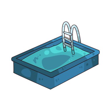 Bir yüzme havuzu serinlemek ve yazın boş zamanların tadını çıkarmak için bir yer sağlar..