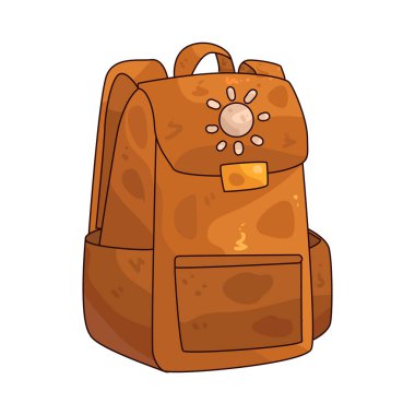 Bir sırt çantası yaz gezileri ve açık hava maceraları sırasında gerekli şeyleri taşımak için kullanılır..