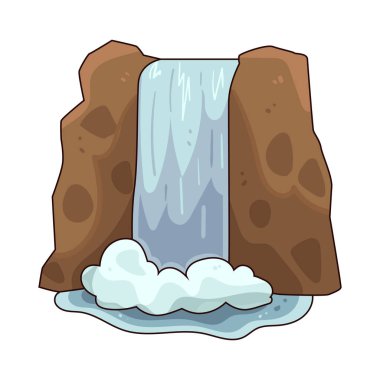 Şelale, yaz manzaralarında doğal güzelliği ve ferahlatıcı serinliği temsil eder..