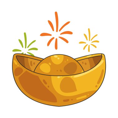 Çin altını zenginliği, refahı ve finansal şansı simgeler..