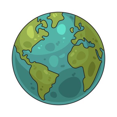 Dünya, küresel sorumluluğu ve çevreye olan ilgiyi sembolize eden gezegenin bir örneğidir..