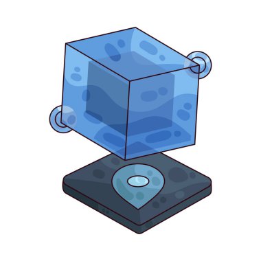 AR İşaretleyici, artırılmış içeriği sabitlemek için kullanılan görsel bir sembolün gösterimidir..