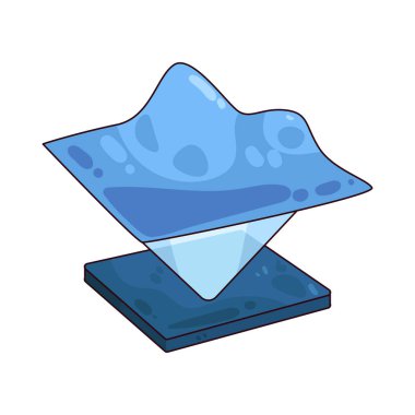 Augmented Reality is an illustration again emphasizing the integration of digital elements into the real world.