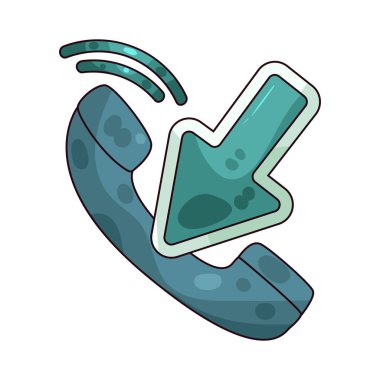 Incoming Call is an illustration indicating a call being received by a device.