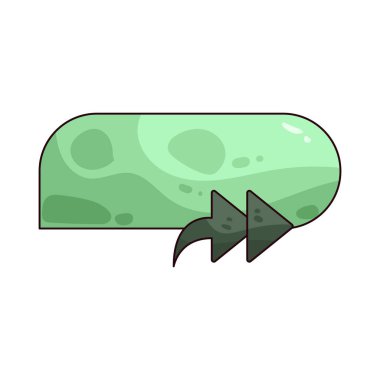 İleti, ilave alıcılarla paylaşılan bir mesajı gösteren bir illüstrasyondur.