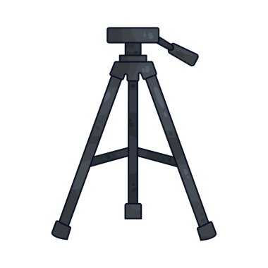 Tripod, kameraları sabitlemek için üç ayaklı bir duruş sergileyen bir resimdir..