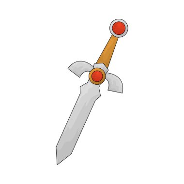 Kılıç, güç, onur ve ortaçağ savaşını temsil eden kılıçlı bir silahtır..