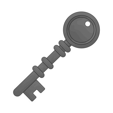 A dungeon key is a heavy metal key used to lock or unlock prison doors and gates.