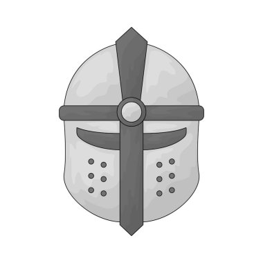 Şövalye miğferi, koruyucu baş zırhıdır. Şövalyeliği, savaşı ve şövalyeliği simgeler..