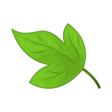 Yaprak, doğayı, yaşamı ve çevresel temaları sembolize eden basit bir bitki örneklemesidir..