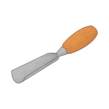 A palette knife is a flat, flexible tool used to mix paint or apply thick layers directly onto a canvas.