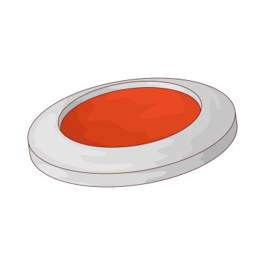 Frizbi düz, dairesel bir disktir, atılır ve spor ve eğlence oyunlarına yakalanır..