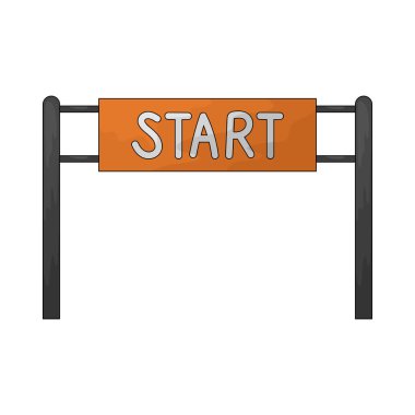 Başlangıç çizgisi bir yarışın başladığı işaretli noktadır..