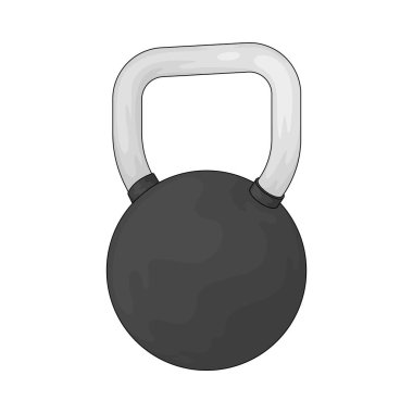 Kettlebell, güçlü ve koşullandırma egzersizleri için kullanılan bir dökme demir ağırlıktır..