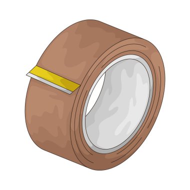 Okul projelerinde kağıt veya materyalleri yapıştırmak için yapıştırıcı bant kullanılıyor.