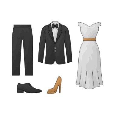 Kıyafet yönetmeliği, düğün davetlileri için tercih edilen stil veya resmi kıyafetleri belirten bir yönergedir..