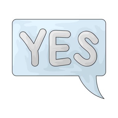 Evet, anlaşmayı, kabul etmeyi ya da doğrulamayı simgeler..