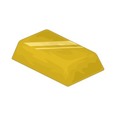 A gold bar is a solid block of refined gold, representing wealth, stability, and high intrinsic value.