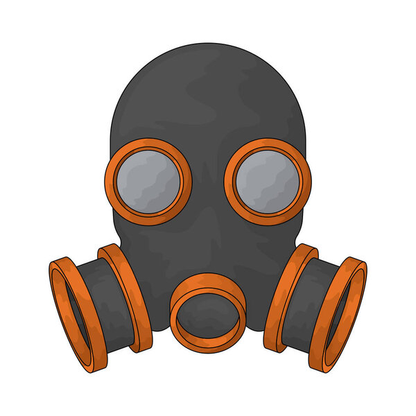 A gas mask is protective equipment worn to shield the face and lungs from harmful gases or particles.