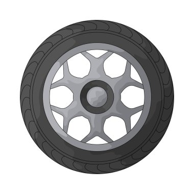Lastik, tekerleğin üzerine monte edilmiş lastik bir bileşendir. Yol boyunca çekiş ve yastık sağlar..