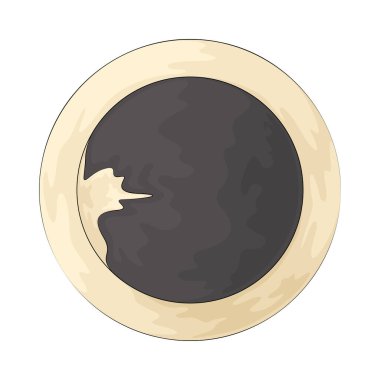 Bir gök cismi diğerini tamamen engellediğinde tam bir tutulma meydana gelir..