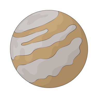 Jüpiter, birçok uydusu ve güçlü manyetik alanı olan devasa bir gaz devi..