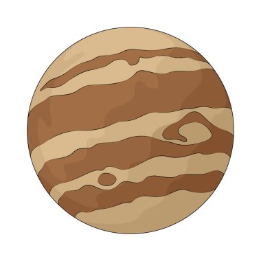 Jüpiter, birçok uydusu ve güçlü manyetik alanı olan devasa bir gaz devi..