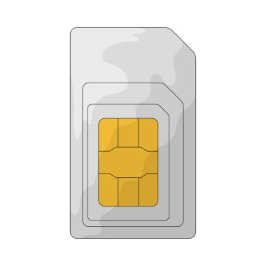 SIM kart, bir aygıtı hücresel ağa bağlayan küçük bir çiptir..