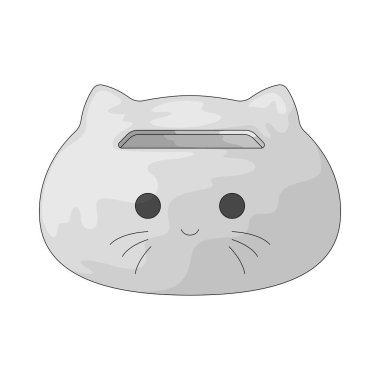 Kedi dokusu kutusu kedi temalı bir görünüme sahip bir doku tutacağıdır..