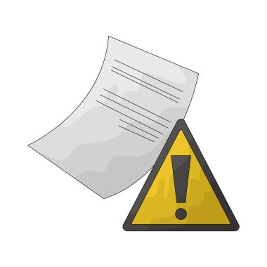 Belge uyarısı bir belge içindeki önemli uyarıları veya potansiyel sorunları gösterir.