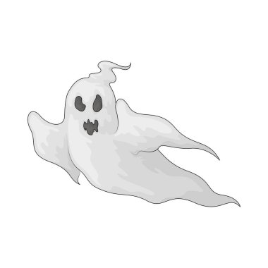 A ghost represents a spirit or apparition associated with haunted places.