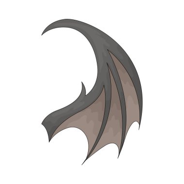 Yarasa kanadı, genellikle ürkütücü görüntülerde kullanılan yarasanın bir parçasını temsil eder..