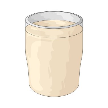 Süt bardağı bardaktaki taze sütü temsil eder..