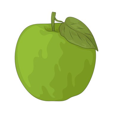 Yeşil elma, turta aromalı ve parlak yeşil tenli gevrek bir meyvedir..