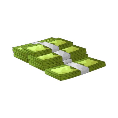 Birikmiş dolar banknotları, genellikle güç ve açgözlülükle bağlantılı büyük miktarlarda parayı sembolize eder..