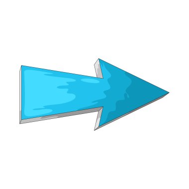 Sağ taraftaki ok ileri ya da sağ yönü gösterir.