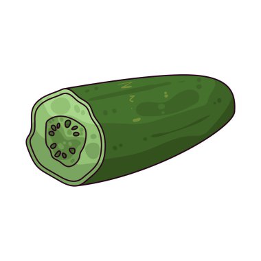 Dilimlenmiş salatalık sıklıkla salata ve süslemelerde kullanılan ferahlatıcı bir sebzedir..