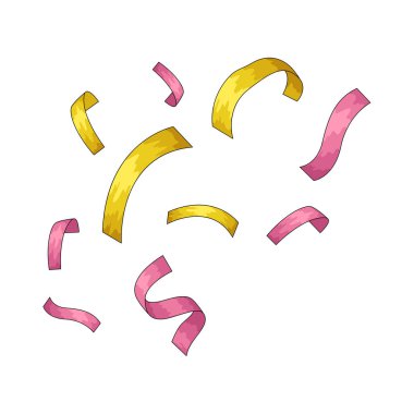 Konfeti, kutlama havasını arttırmak için etrafa saçılmış küçük renkli kağıt parçalarıdır..