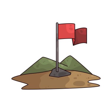 Zirve bayrağı, bir dağın en yüksek noktasına yerleştirilmiş bir işarettir..