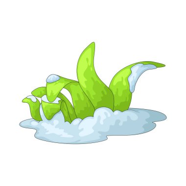 Kar çimi çimen kaplı ya da kısmen karla gizlidir.