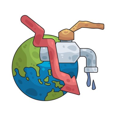 Su kıtlığı talebi karşılamak için yeterli tatlı su kaynağı eksikliğidir..