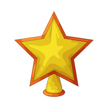 Noel yıldızı, ağacın tepesine yerleştirilmiş umut ve rehberliği temsil eden sembolik bir süslemedir..